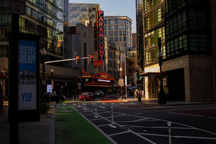 Street View Of A City