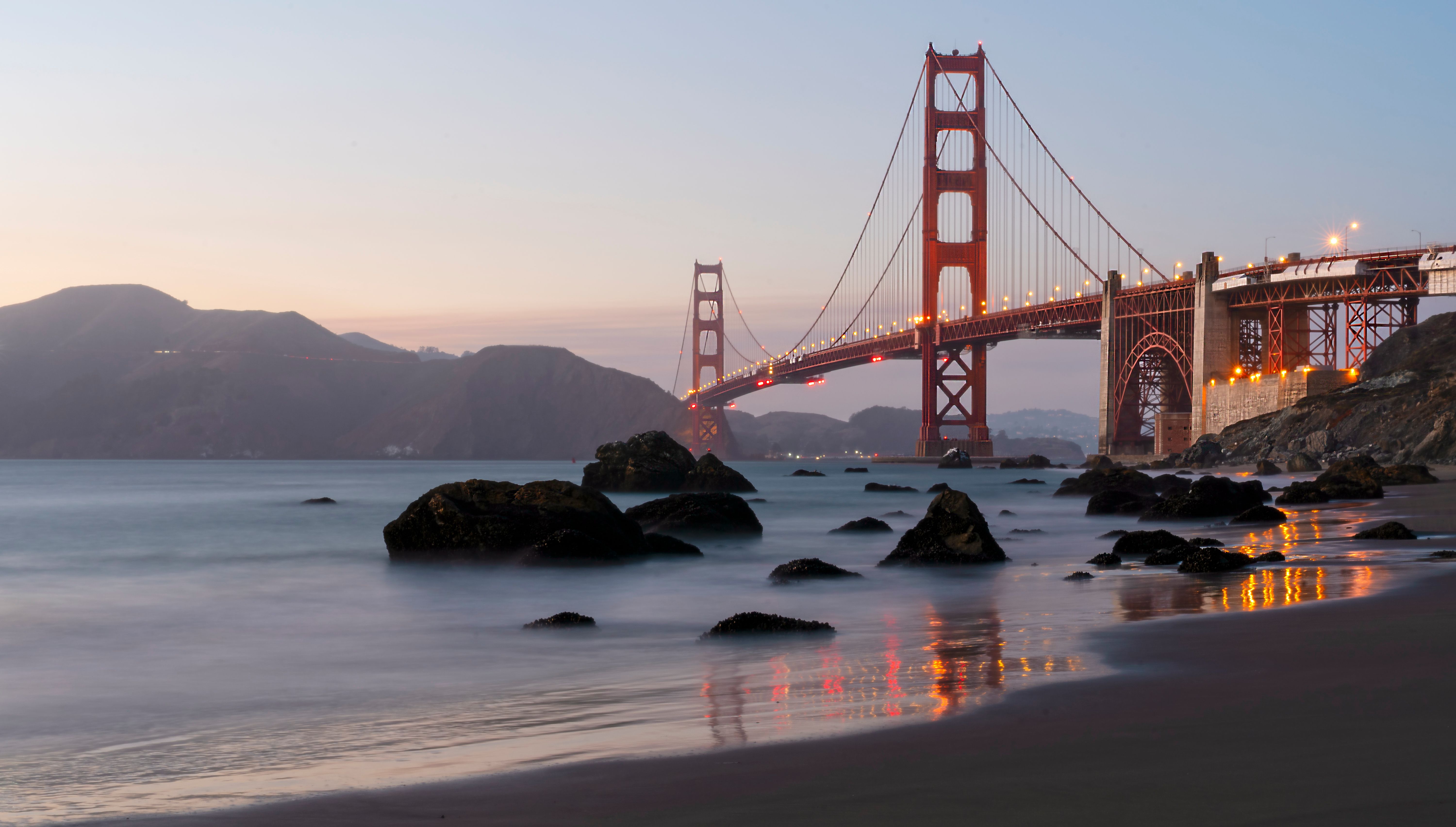 Golden Gate Bridge San Francisco on a Foggy Day · Free Stock Photo