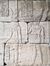 Ancient Carvings on a Stone Wall