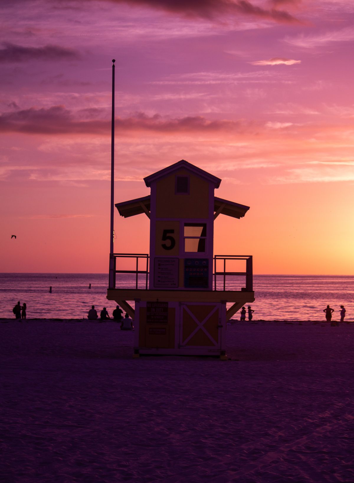 Sunset at Clearwater Beach, Florida