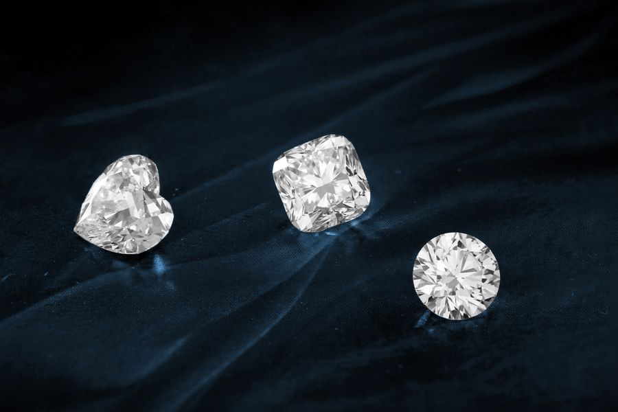 A trio of diamond cuts