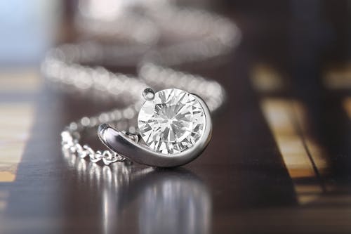 Free Diamond Necklace Stock Photo