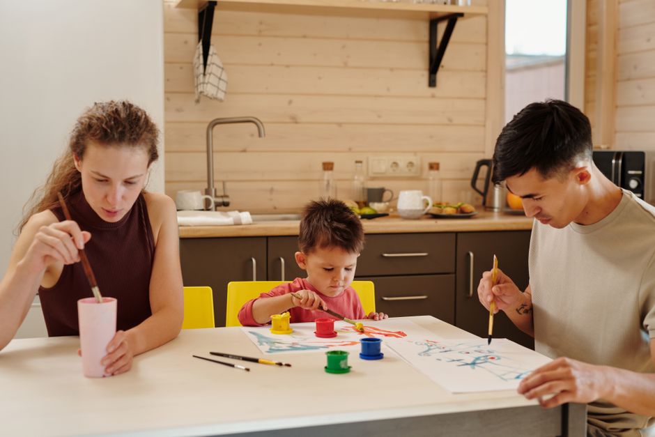 Give everyone their own canvas rather than sharing, and pick a forgiving design