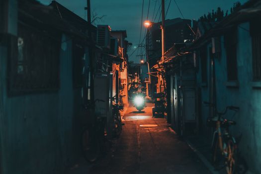 Futuristisches Nacht – Atemberaubendes Cyberpunk-Motiv