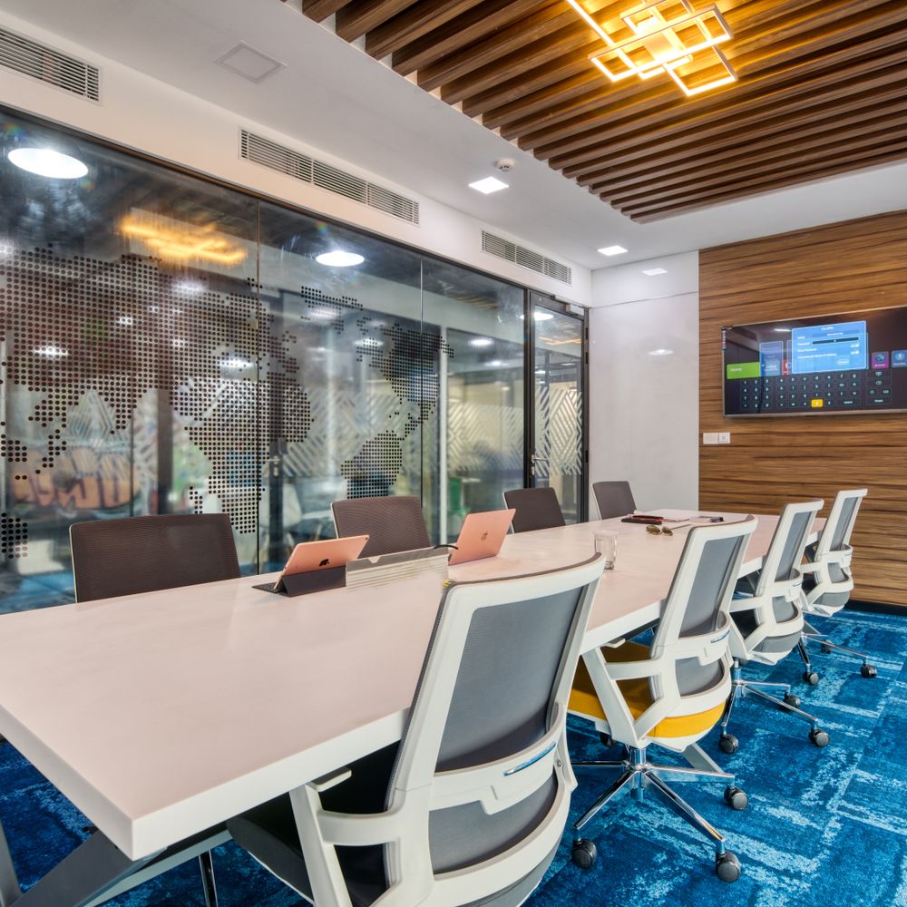 Commercial Decorating in Brentford — walls rolled to an even, flat finish