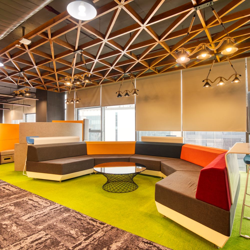 Commercial Decorating in Bromley-by-Bow — walls rolled to an even, flat finish