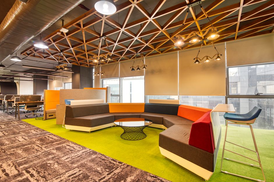 half|open office