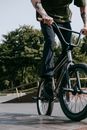 A Person Riding a Bicycle