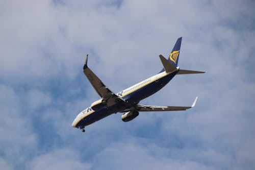 Foto stok gratis pesawat, pesawat terbang, ryanair