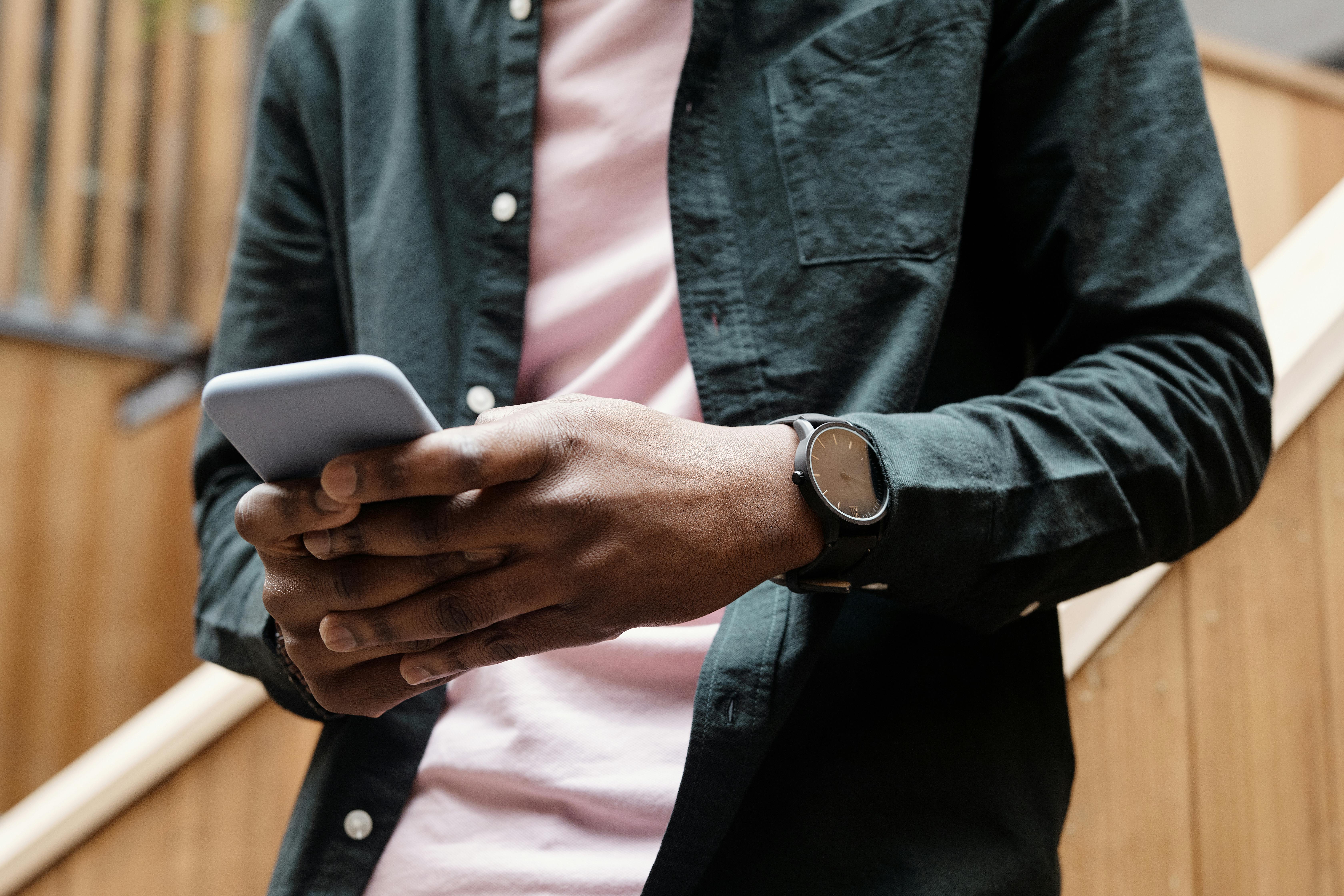 Person Using a Smartphone · Free Stock Photo