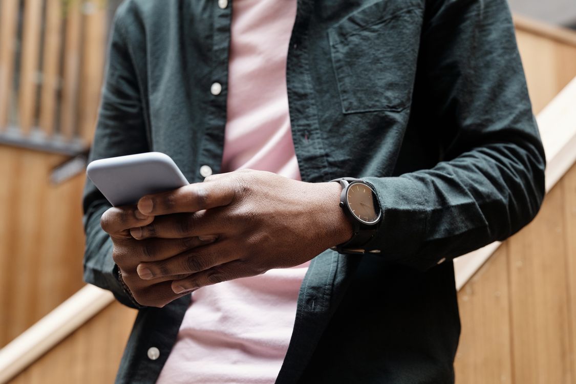 Person Using a Smartphone · Free Stock Photo