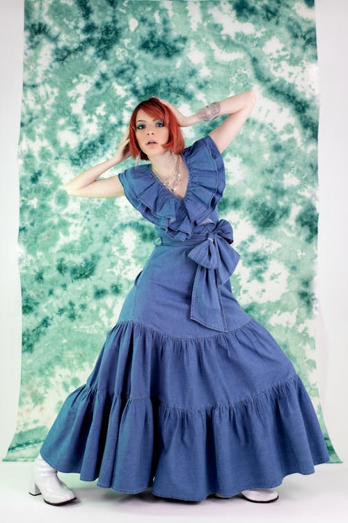 Gratis arkivbilde med denim kjole, fasjonabel, glamour