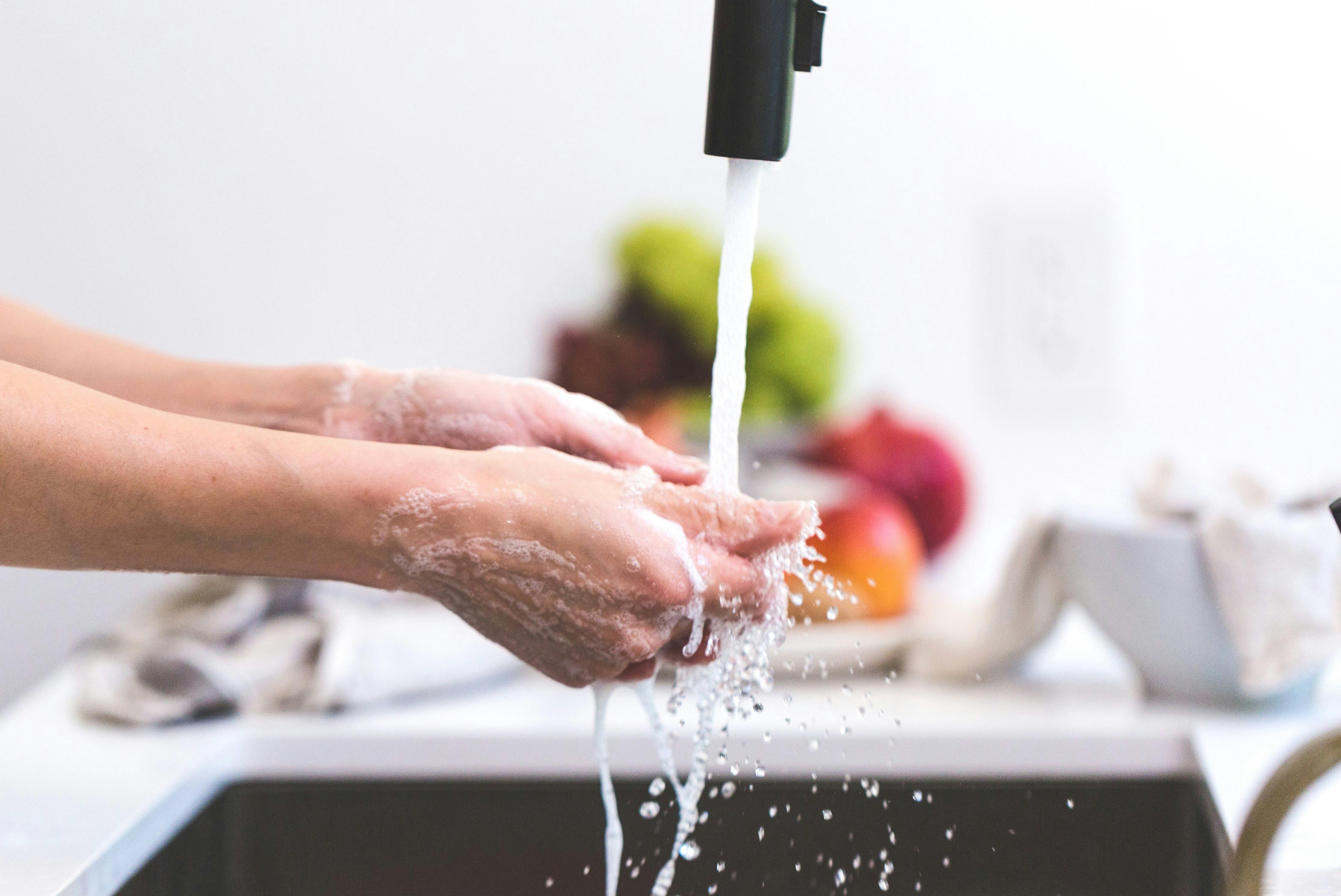 Person Washing Hands \u00b7 Free Stock Photo