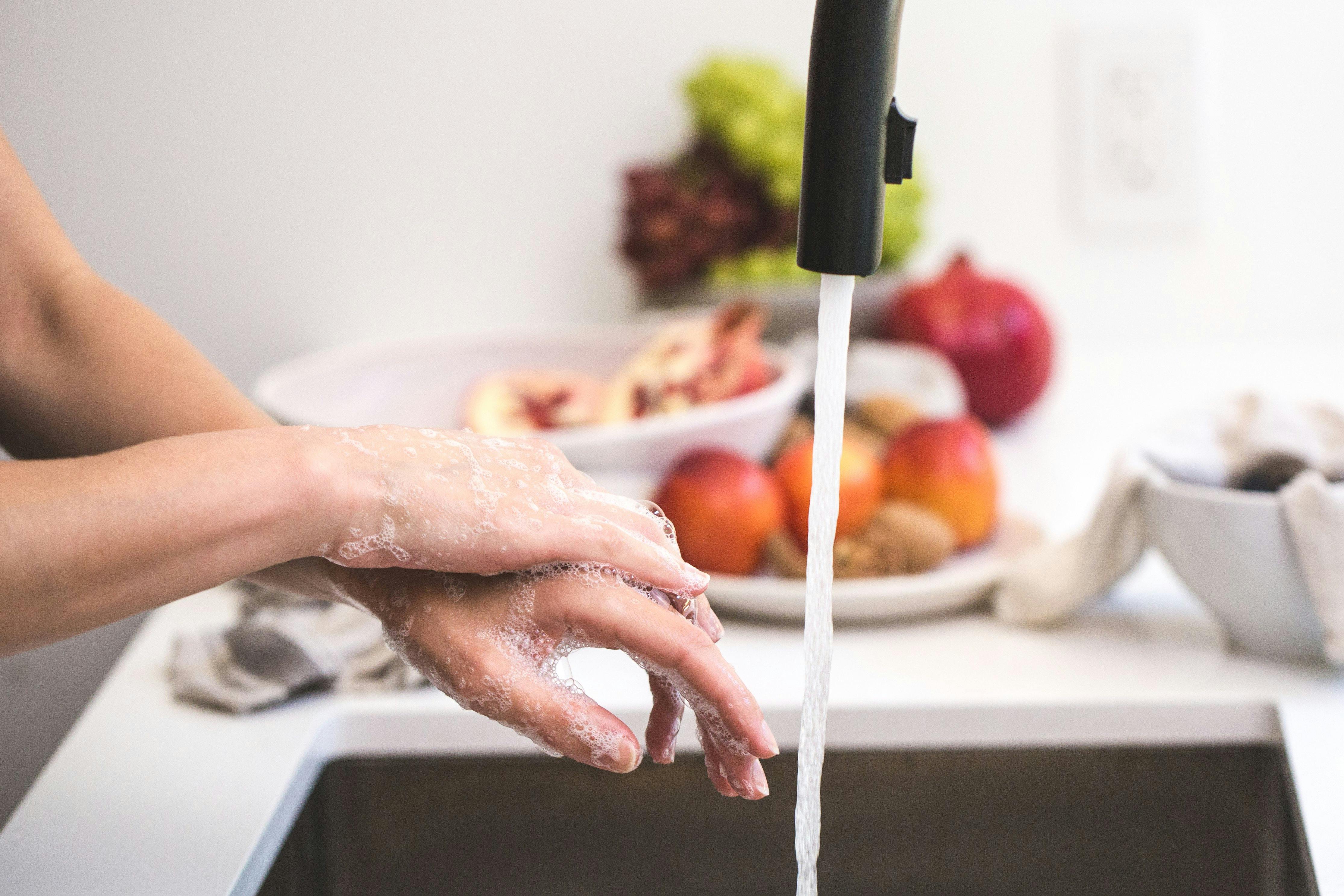 Person Washing Hands \u00b7 Free Stock Photo