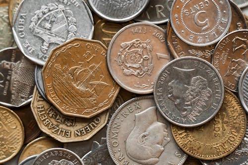 Fotobanka s bezplatnými fotkami na tému cent, mena, mince