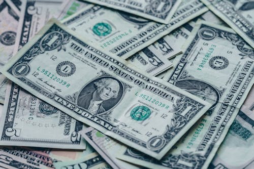 Free Photography of One US Dollar Banknotes Stock Photo