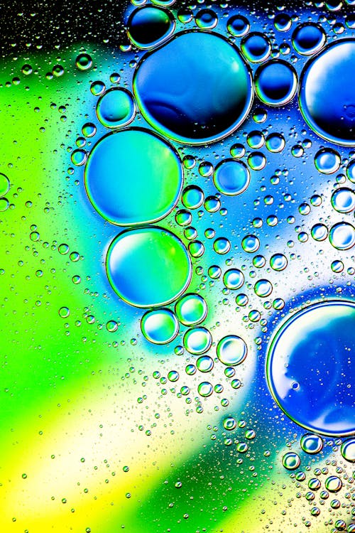 Green and Blue Bubbles