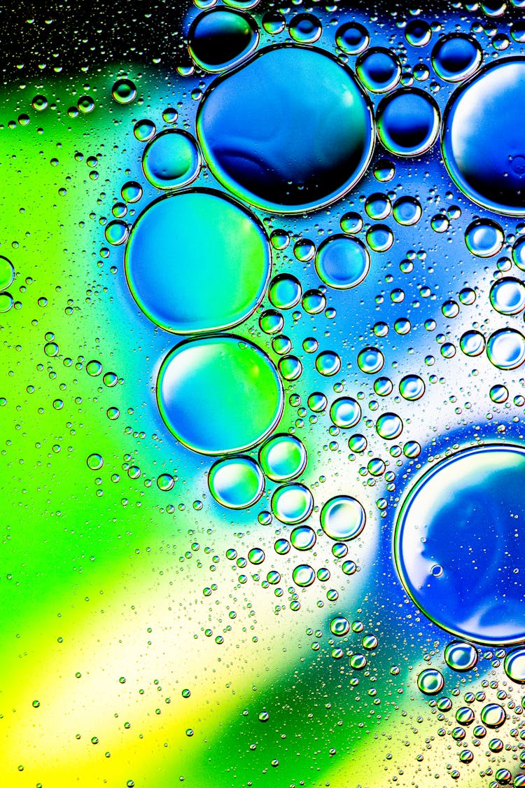 Green And Blue Bubbles