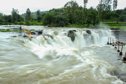 Foto profissional grátis de cachoeira, chuva, natureza