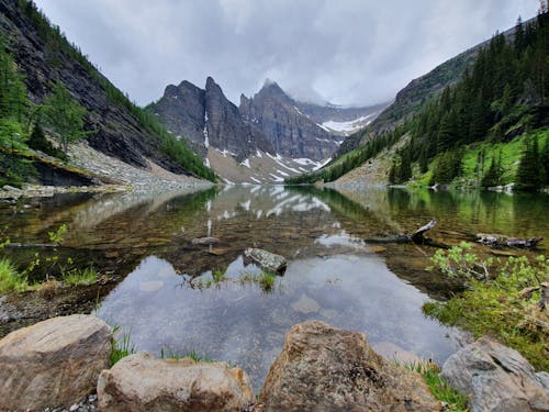 Free Lake and Mountains Stock Photo