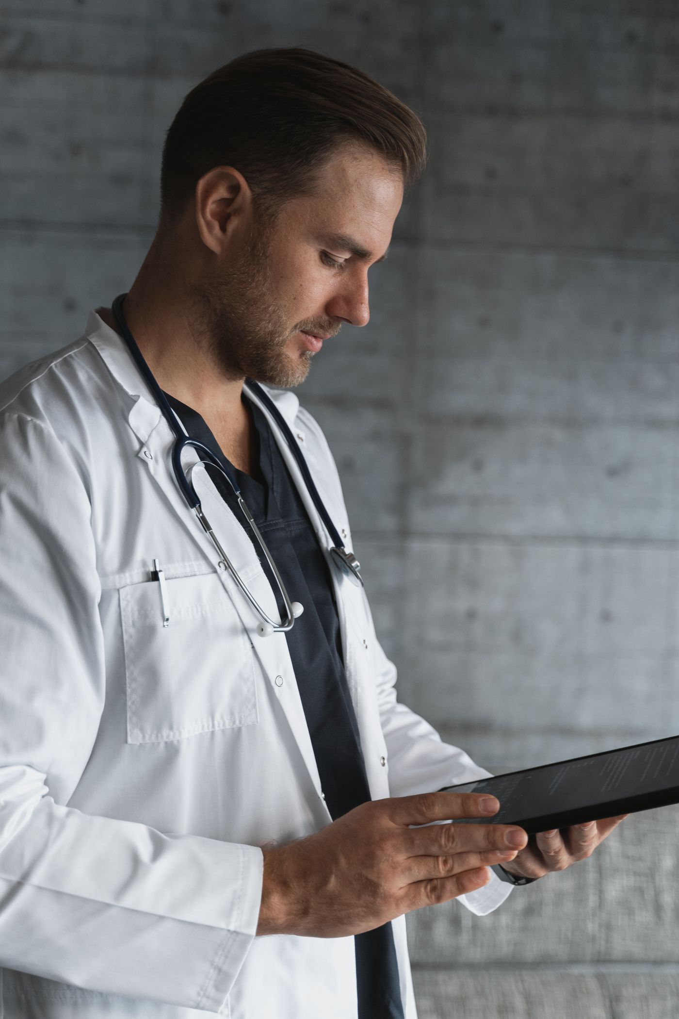 Doctor and specialist professionals recording expert podcast partnership in Dubai UAE