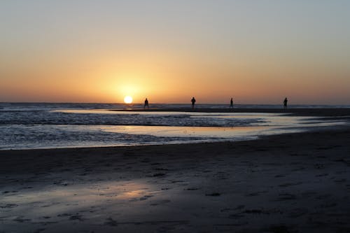 Sunset over Beach