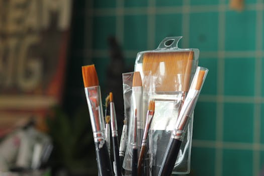 Free stock photo of art, brush, painting, blur