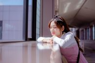 Girl with her Eyes Closed