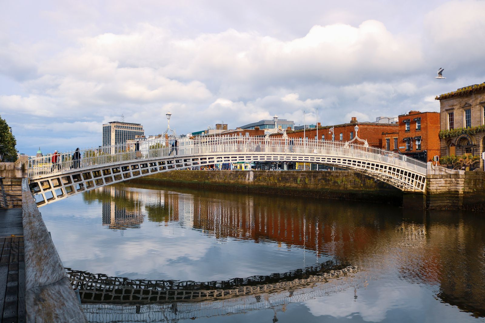 Dublin city and the River Liffey