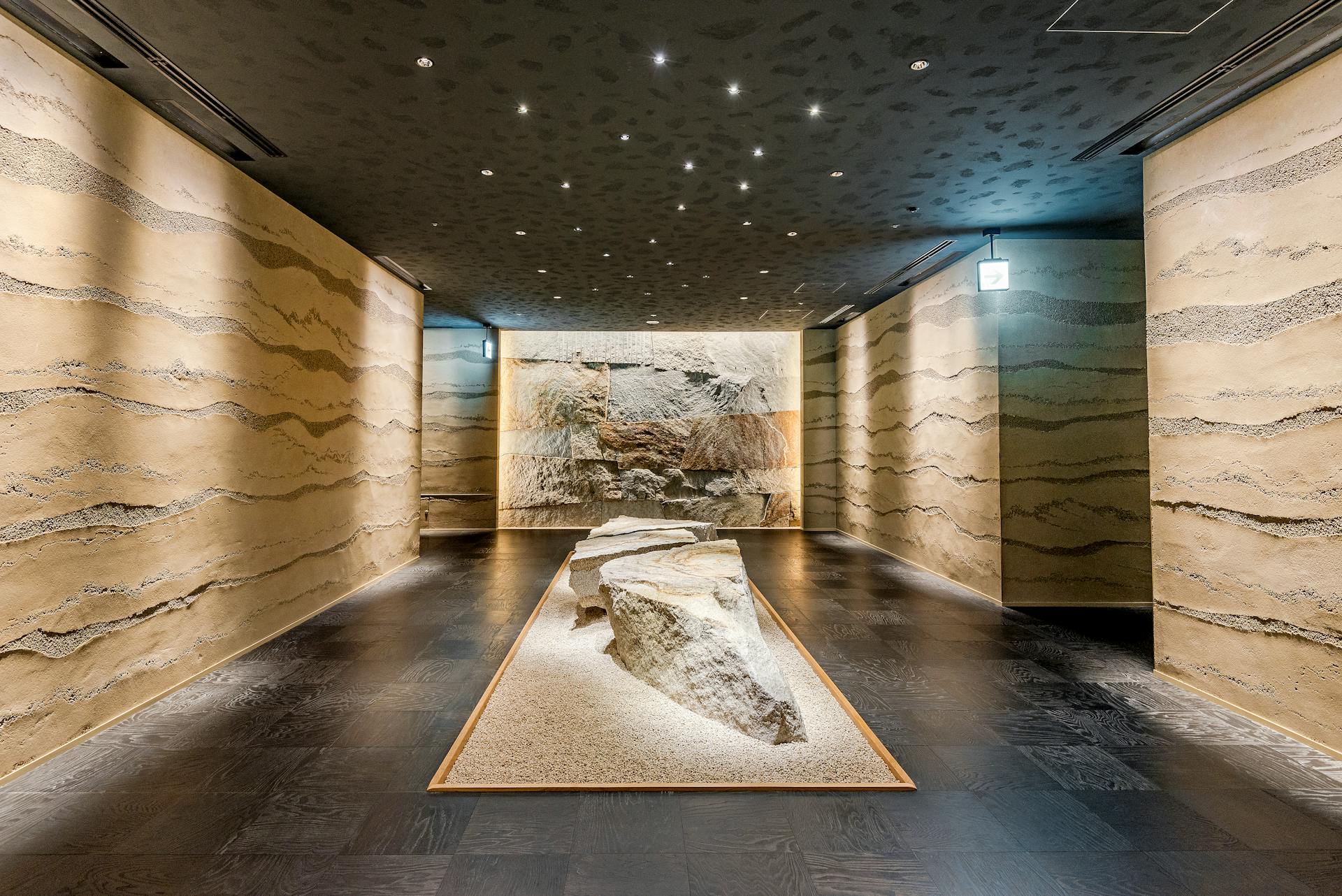 Rock Inside a Museum