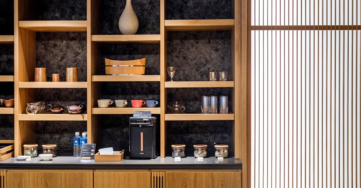 Wooden Interior Design of Coffee Shelves · Free Stock Photo