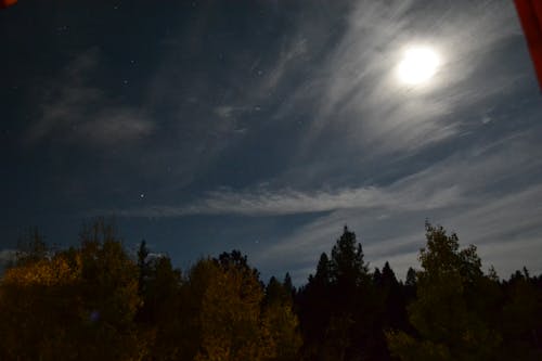Free stock photo of clouds, long exposure, moon