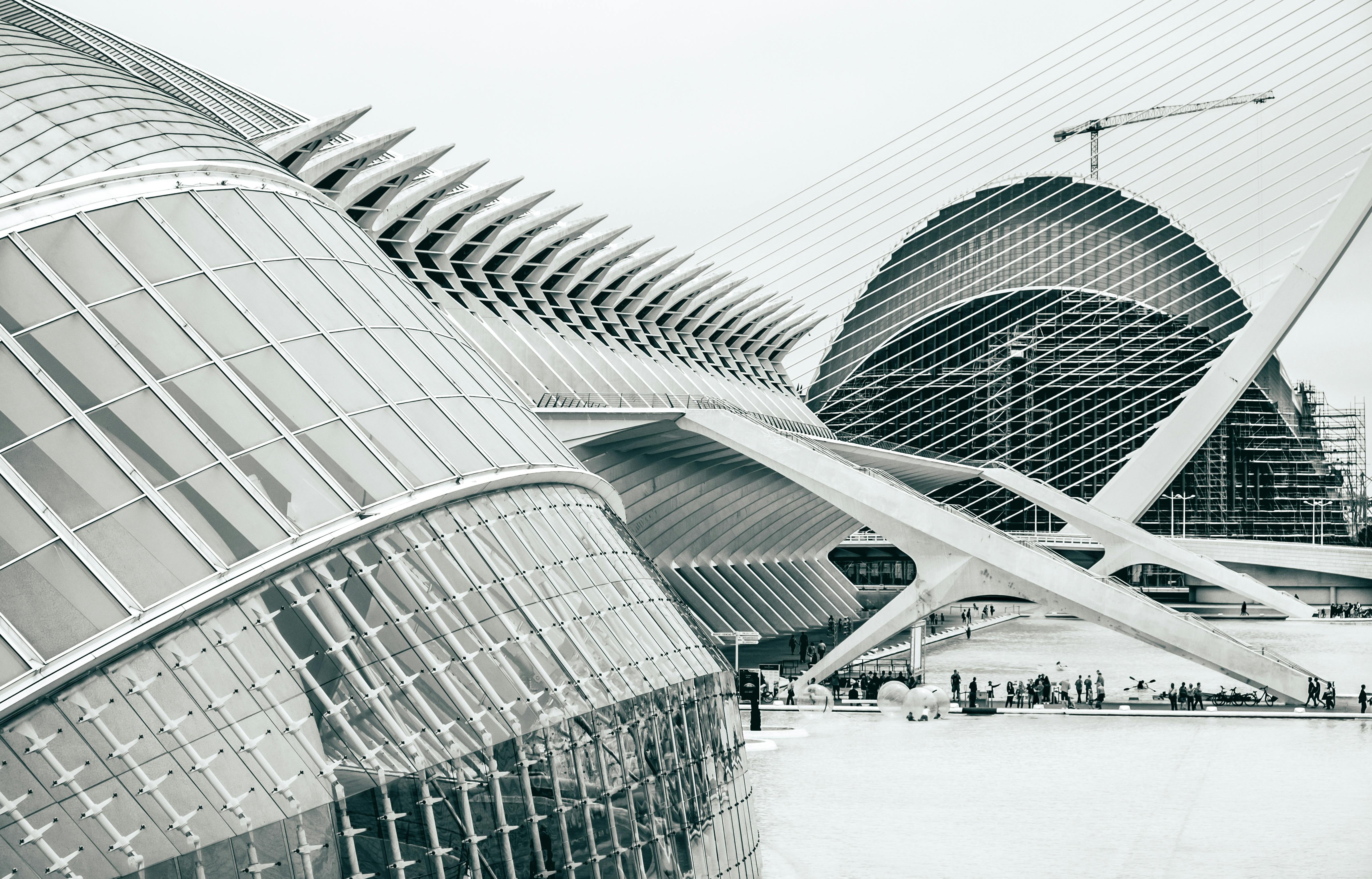 white and gray concrete building