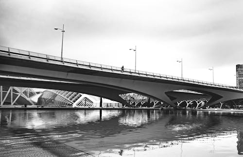 Foto d'estoc gratuïta de arquitectura moderna, blanc i negre, destinació turística