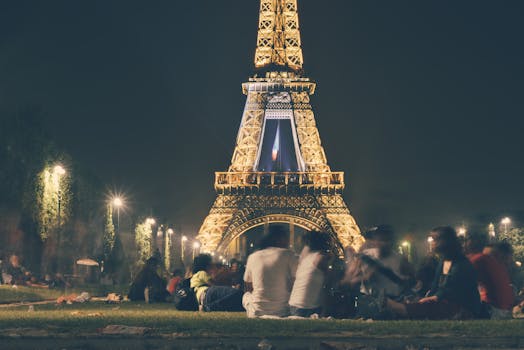 Free stock photo of people, eiffel tower, france, landmark