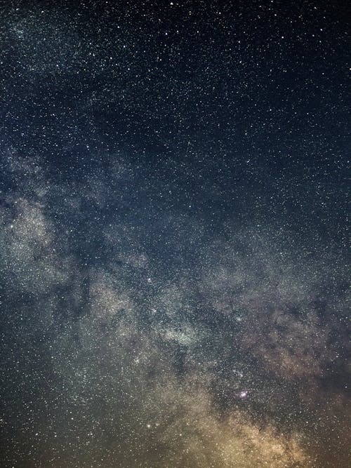 Free Milky Way on a Starry Night Sky  Stock Photo
