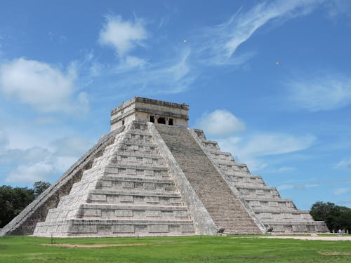 Free Pre Columbian Stepped Pyramid Stock Photo