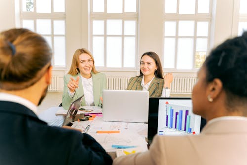 Colleagues having a Meeting 