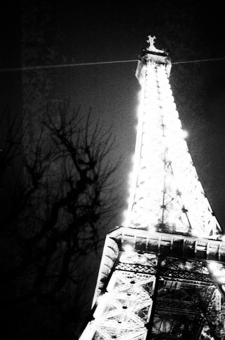Illuminated Eifel Tower 