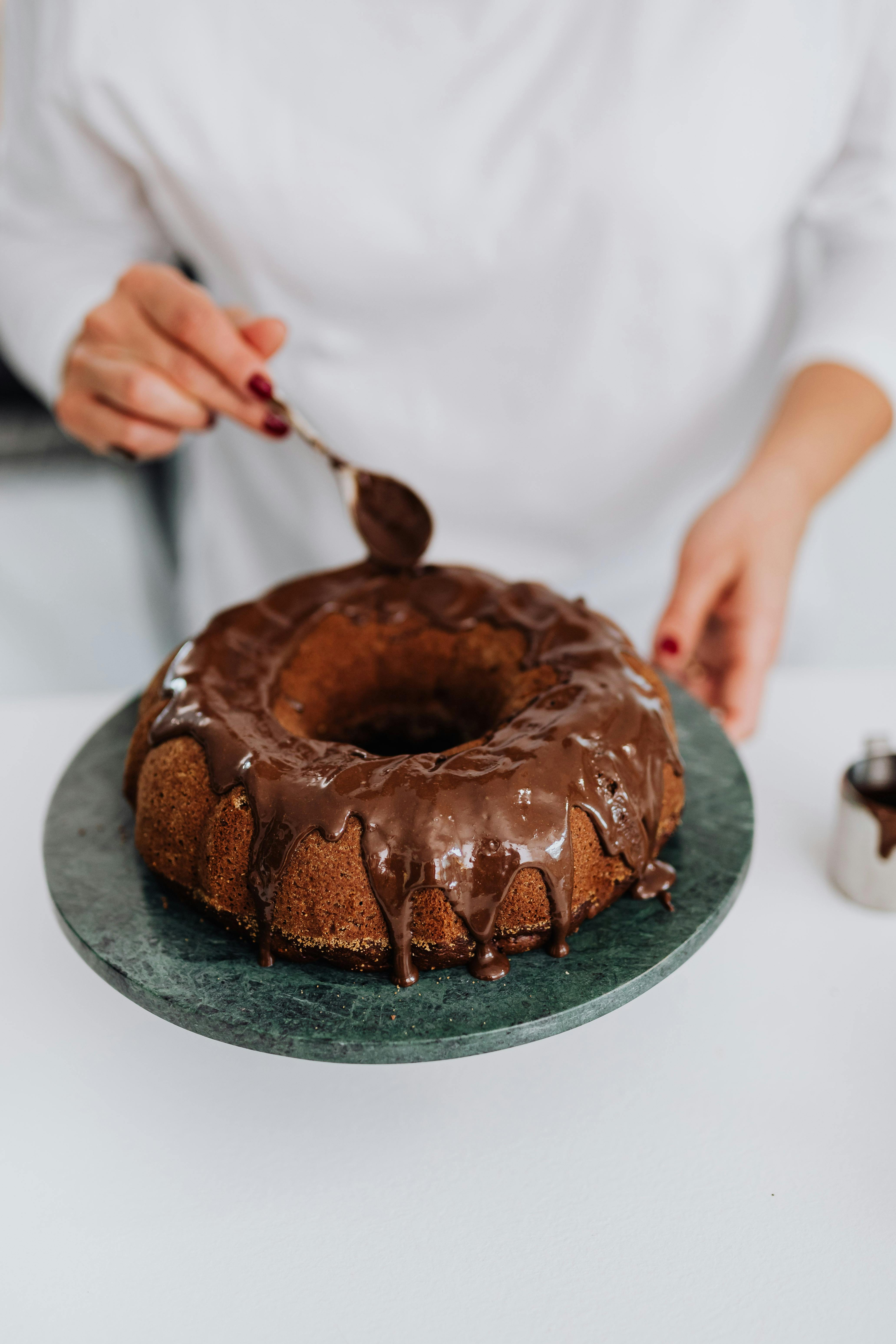 Cake and coffee grinder. stock photo. Image of rich, fudge - 28622798