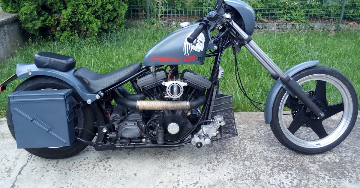 Free stock photo of Harley EVO Custombike Predator 1