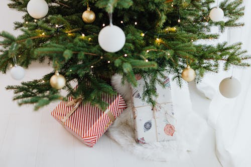 Kostnadsfri bild av gåvor, jul, julgran
