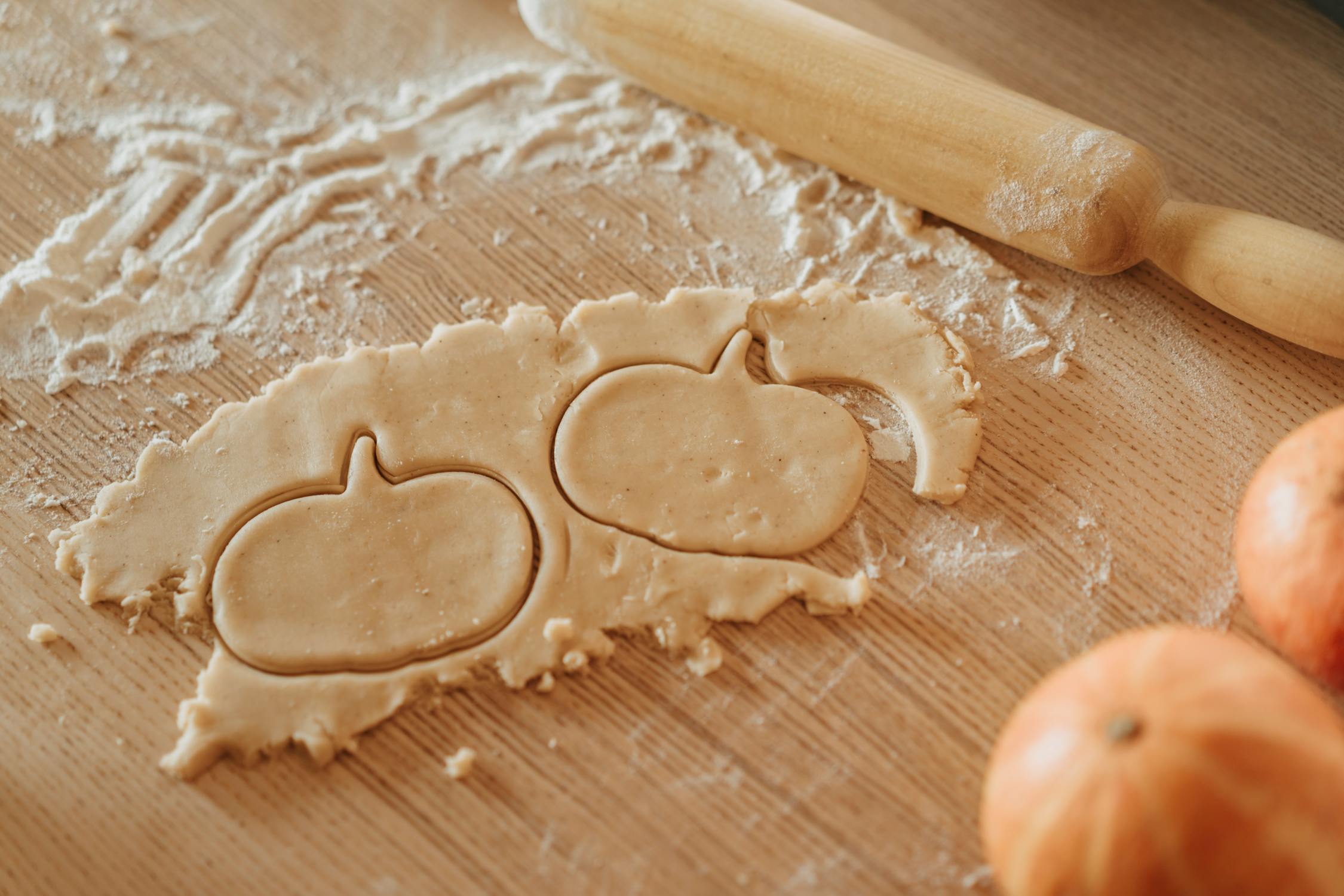 Pumpkin Photo by olia danilevich from Pexels: https://www.pexels.com/photo/making-pumpkin-shaped-cookies-5471933/