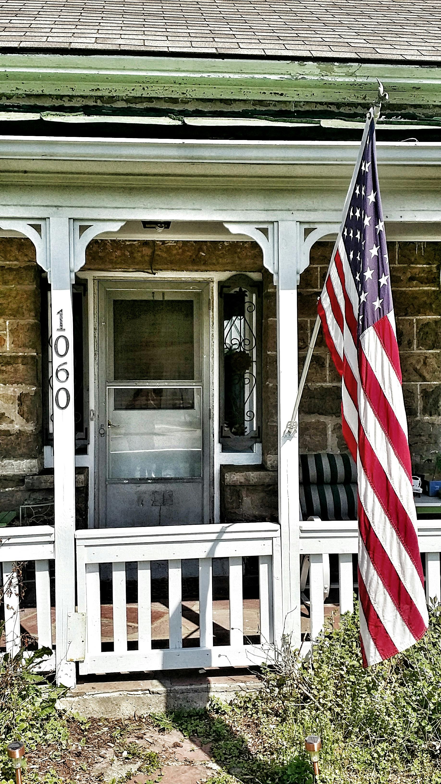 Free stock photo of American flag, champlain, home