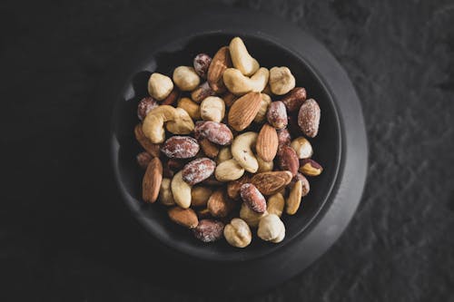 Photos gratuites de amandes, assorti, cacahuètes