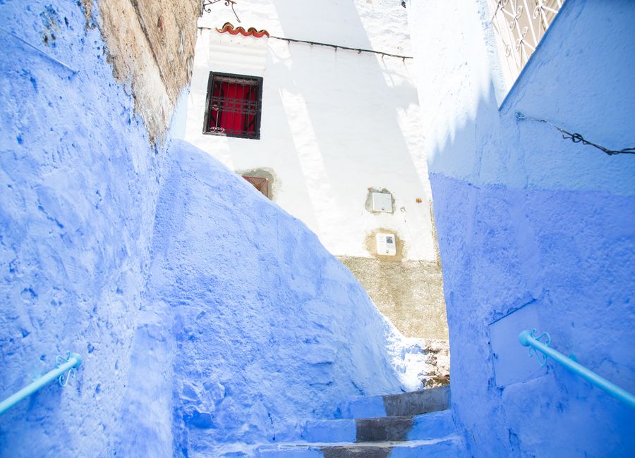 Chefchaouen, Morocco — streets and everyday scenes · stay connected with a Chefchaouen eSIM from My Holiday SIM