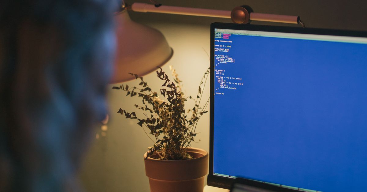 Computer Useing Image A Person Using a Computer · Free Stock Photo