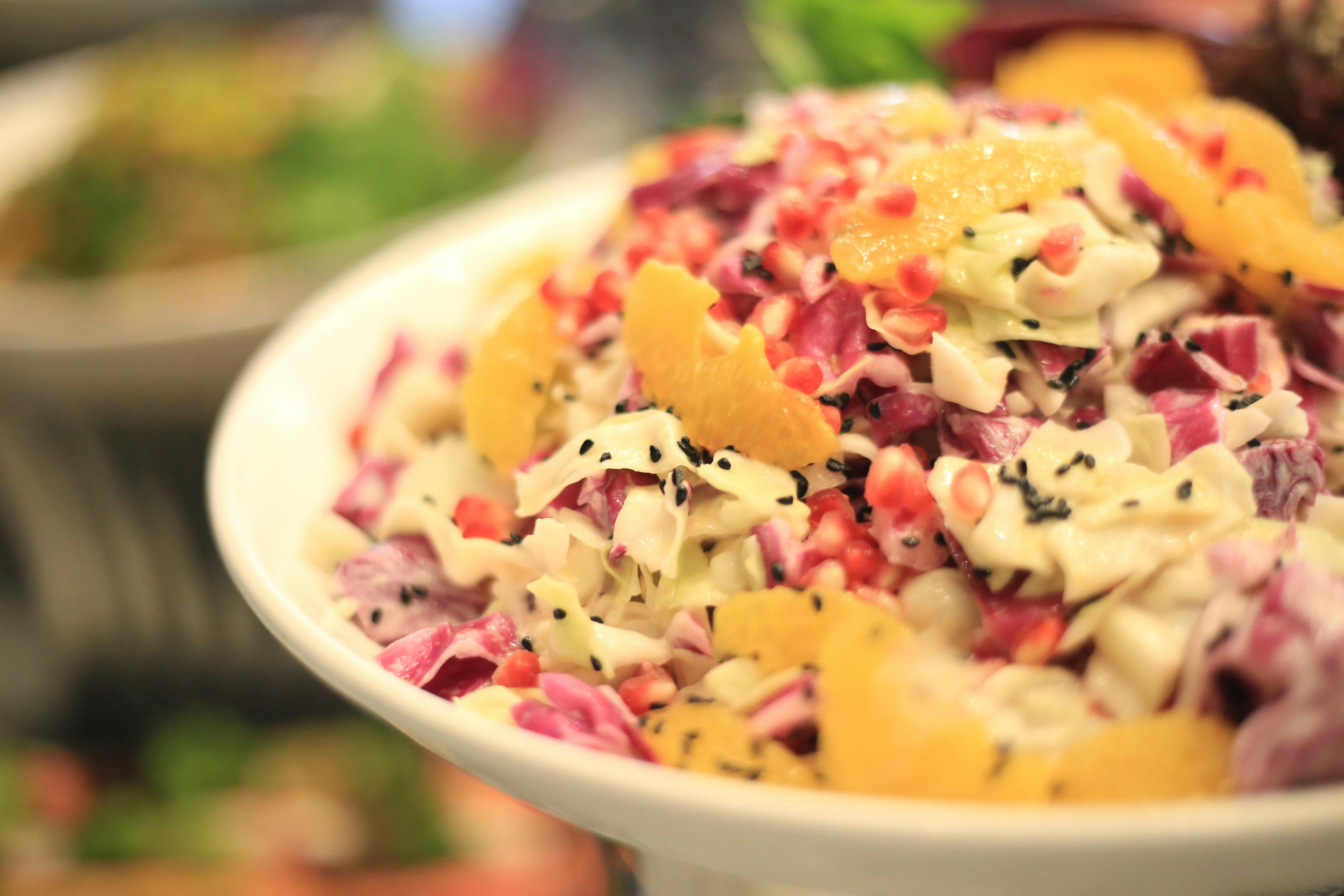 Woman using magnifying glass