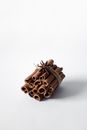 Brown Wooden Cupcake With White Background