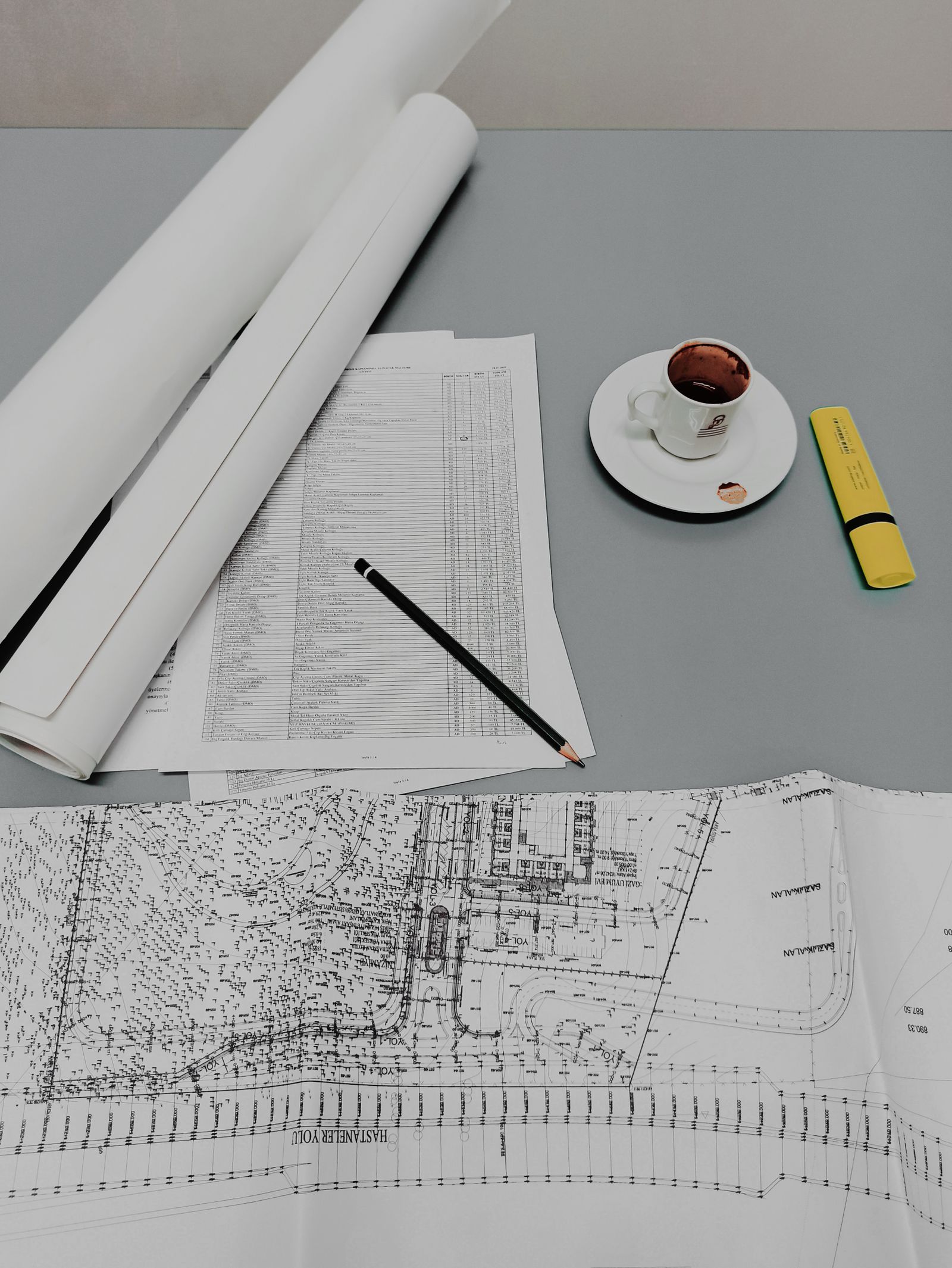 Utility maps and engineering plans